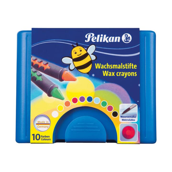 Wachsmalstifte mit Bienenwachs 10 Stifte