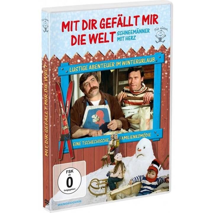 Mit Dir gefällt mir die Welt - Schneemänner mit Herz (DE)