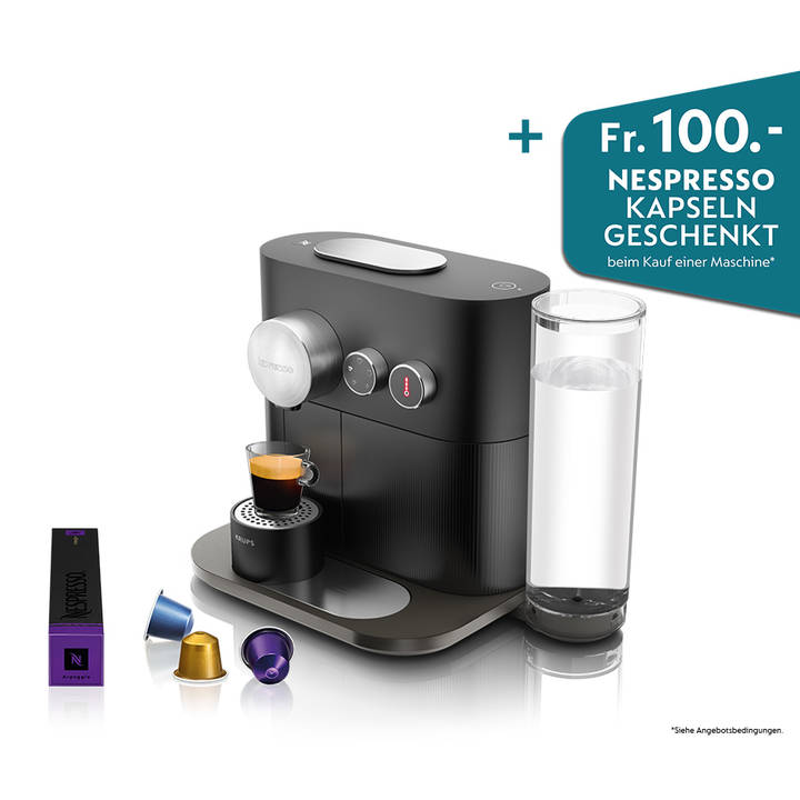 krups nespresso expert noir - interdiscount