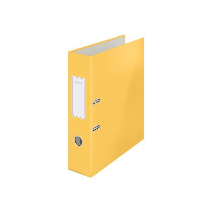 Ordner (A4, 80 mm, Gelb)
