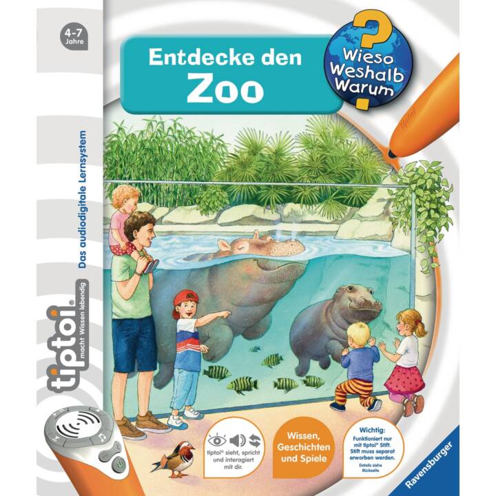 Entdecke den Zoo Lernbuch (DE)