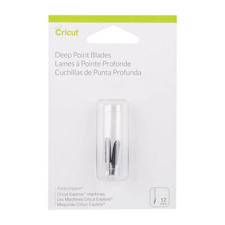 Ersatzklinge Deep-Point (Schwarz, 2 Stück)