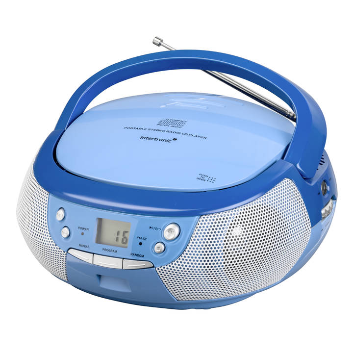INTERTRONIC FMRadio MCD1 Blue Interdiscount