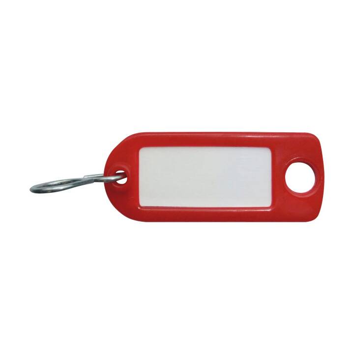 Schlüssel-Anhänger, Rot, 100 Stk.