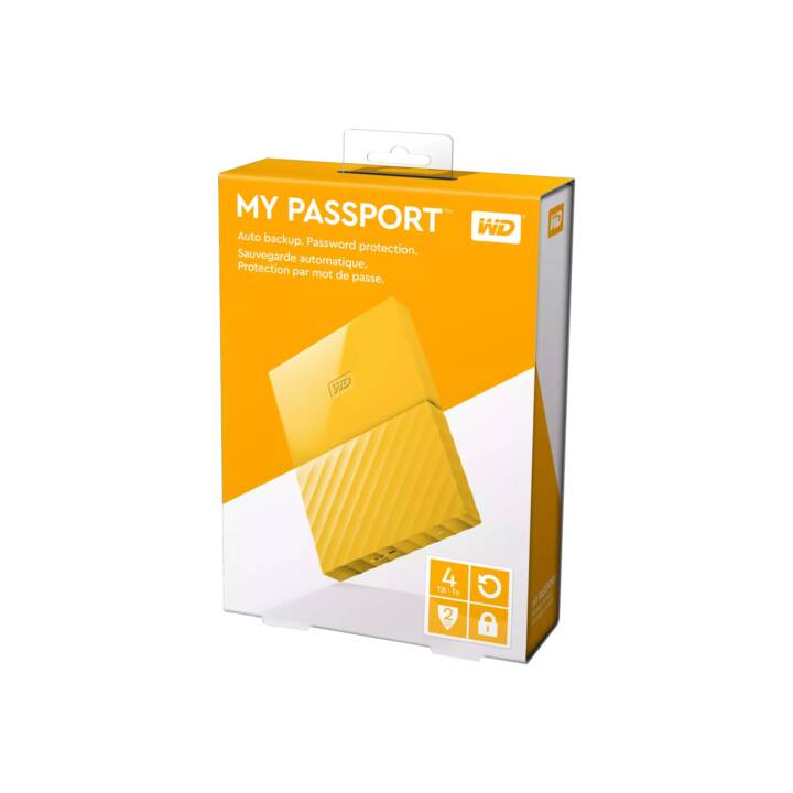 WD My Passport 4 TB Yellow Interdiscount