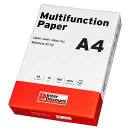 INTERDISCOUNT Multifunktionspapier A4