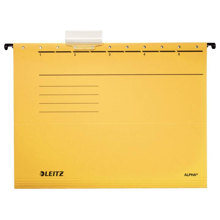 Hängemappe Alpha A4 gelb 5 Stück