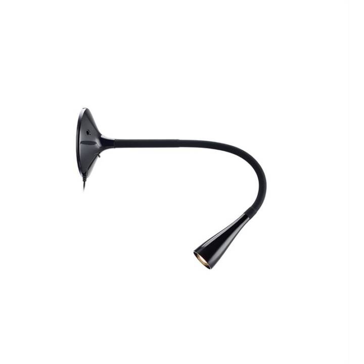 Wandleuchte Snake (Schwarz)