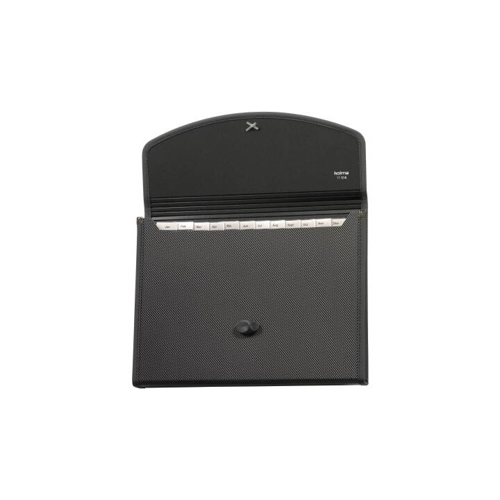 RACER Fächermappe Daily Restless A4 schwarz 12-teilig