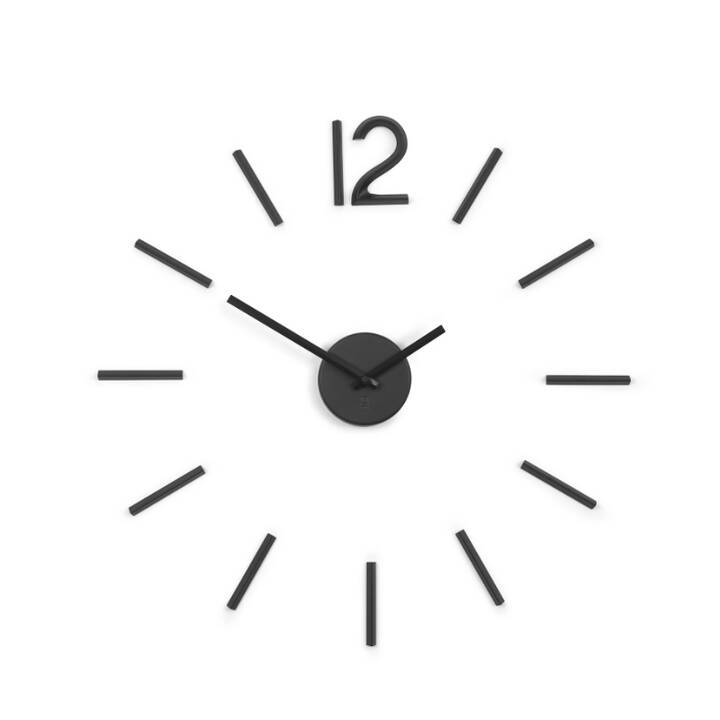 Blink Wanduhr (Analog, Schwarz)