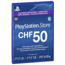 SONY PSN Live-Card CHF 50.-