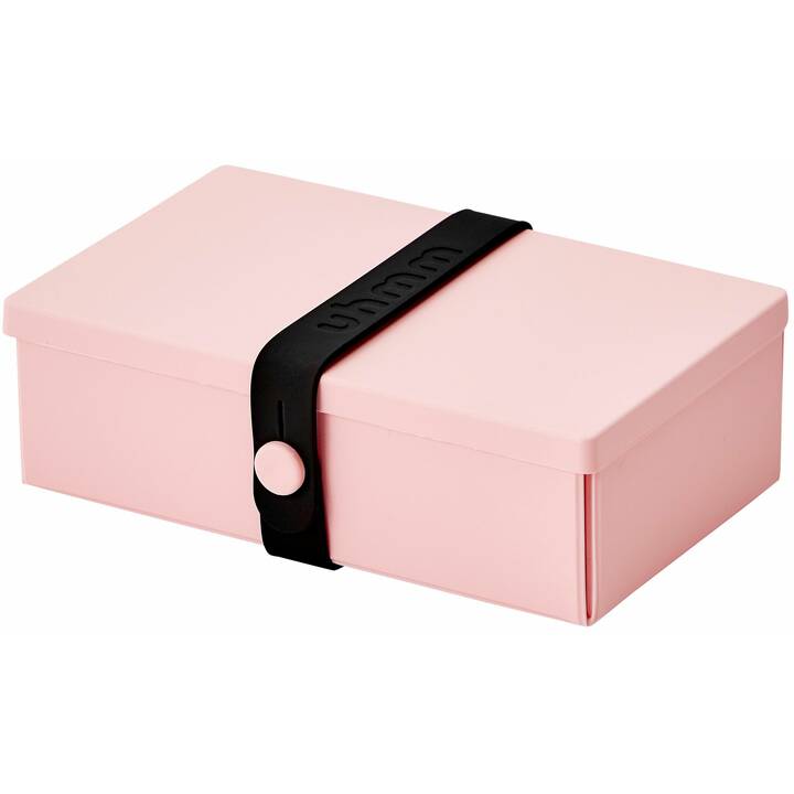 Lunchbox No1 Pink mit Schwarz-Strap
