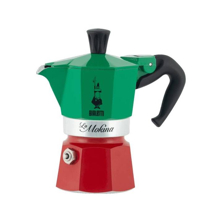 Tricolour Mokina (1 Tassen, Grün, Weiss, Rot)