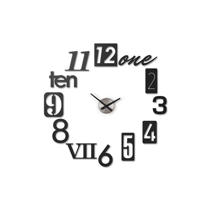 Numbra Analoge Wanduhr (819.15 mm, Schwarz)