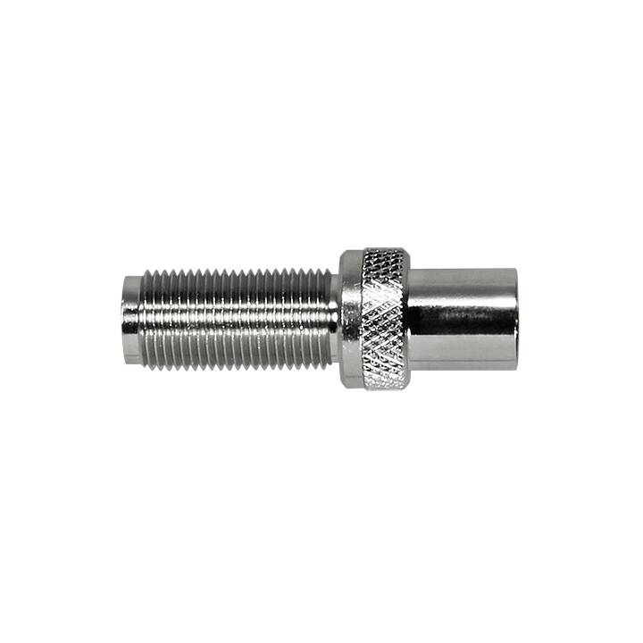 CFA 14-01, IEC-Stecker auf F-Buchse Adapter (Silber)