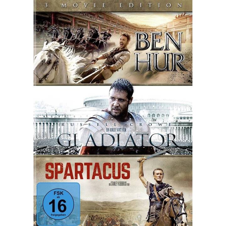 Ben Hur / Gladiator / Spartacus (DE, EN)