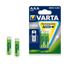 VARTA Akku (AAA / Micro / LR03, 2 Stück)