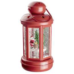 Red Santa Water LED-Latern