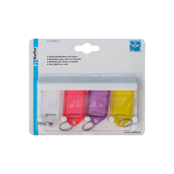 Key Tag Schlüsselleiste, 4 Stk.
