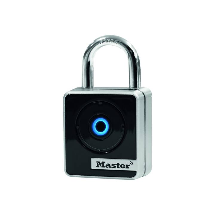 MASTER LOCK Vorhängeschloss Bluetooth Schwarz/Silber