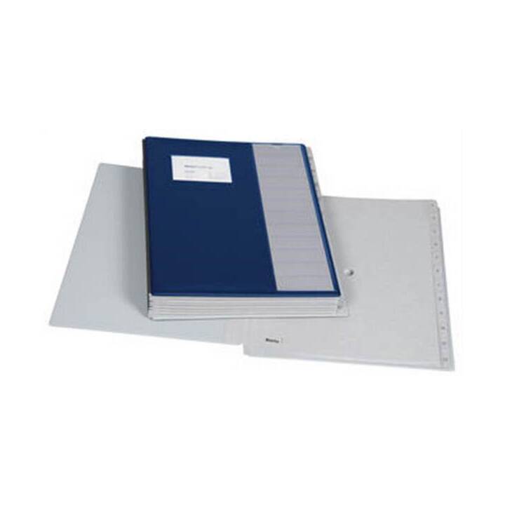 Pultmappe Pronto A4 dunkelblau 12-teilig