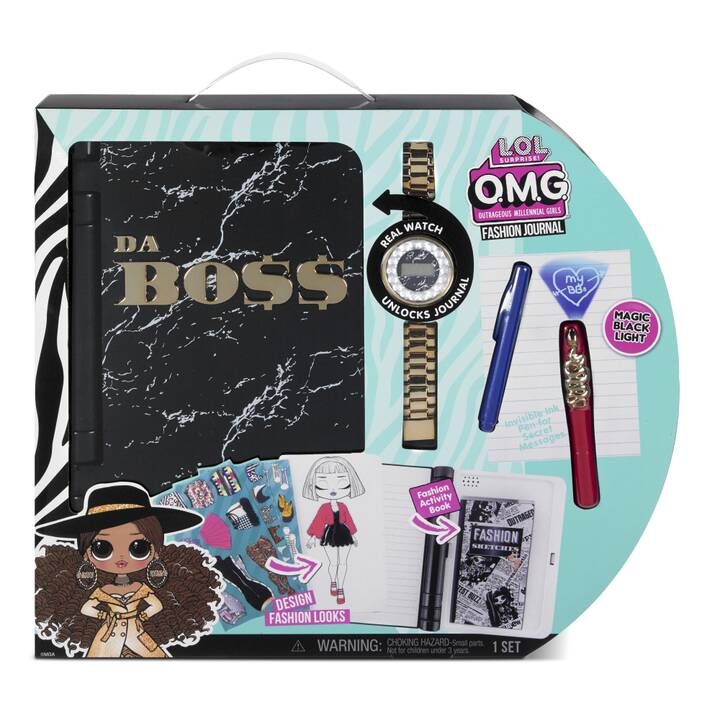 Mga Entertainment Malen Und Zeichnen L O L Surprise Omg Fashion Secret Journal Notizbuch Mehrfarbig Interdiscount