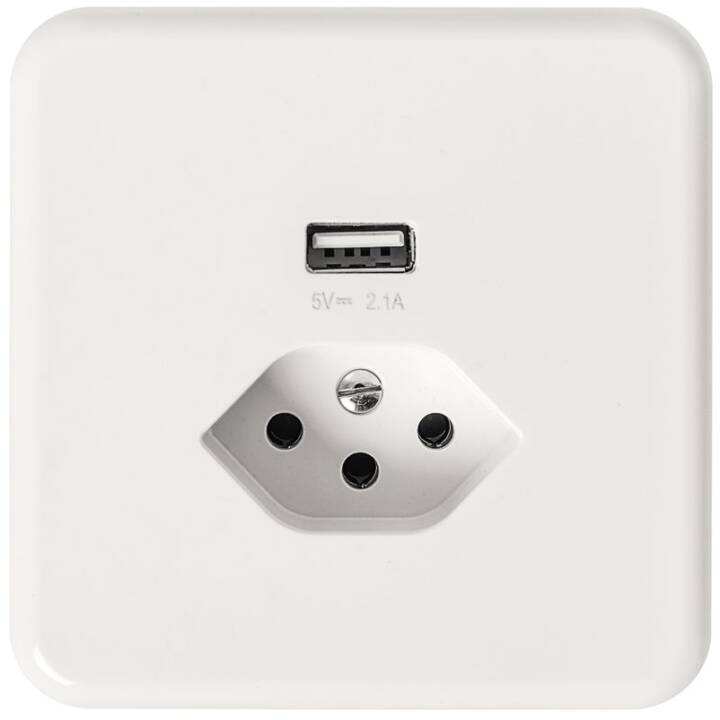Steckdose UP 1x T13 mit 1x USB