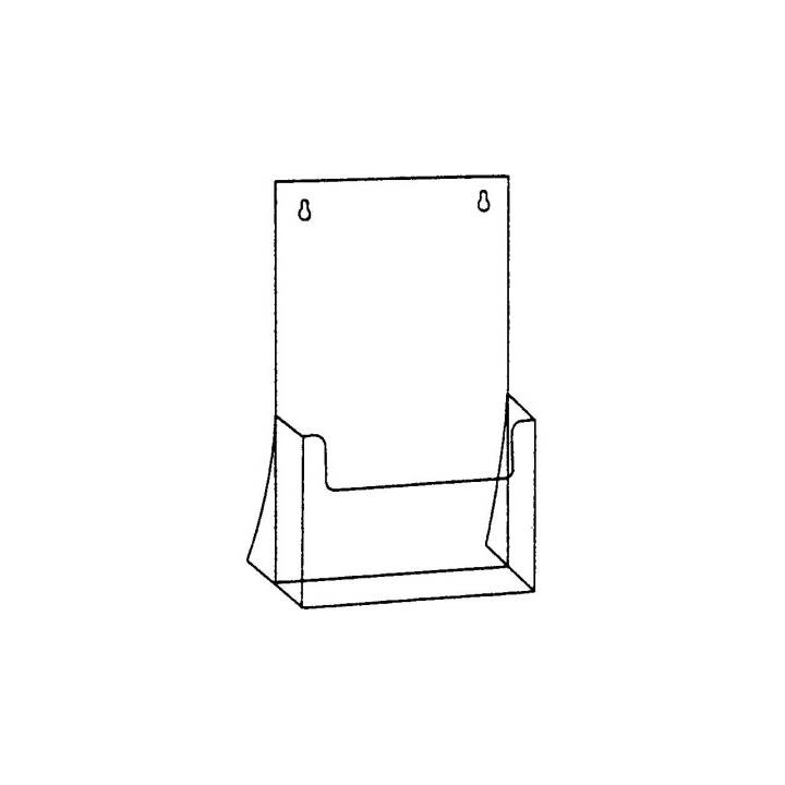 Prospekt-Dispenser, A4, Transparent