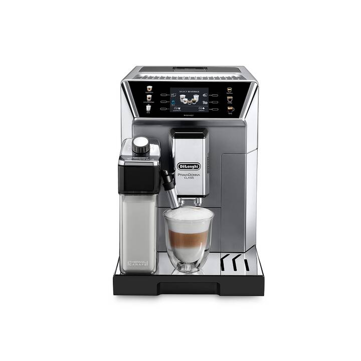 DELONGHI PrimaDonna Class Evo ECAM 550.85.MS (Metallic, 2 l, Kaffeevollautomat)