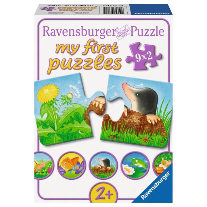 Tiere im Garten Puzzle