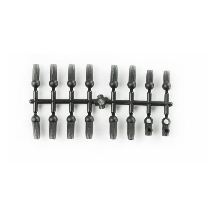 Kugelpfannen, AM10TC Bauteile (Schwarz)