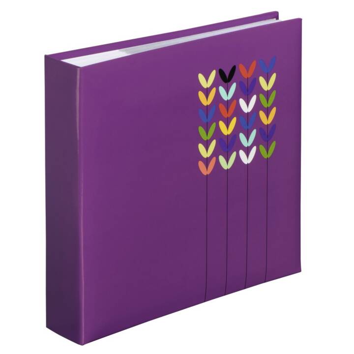 Memo-Album "Blossom", für 200 Fotos im Format 10x15 cm, Lila