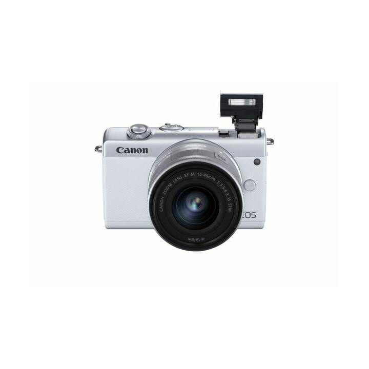 EOS M200 White inkl. EF-M 15-45mm Kit (24.1 MP, WLAN)