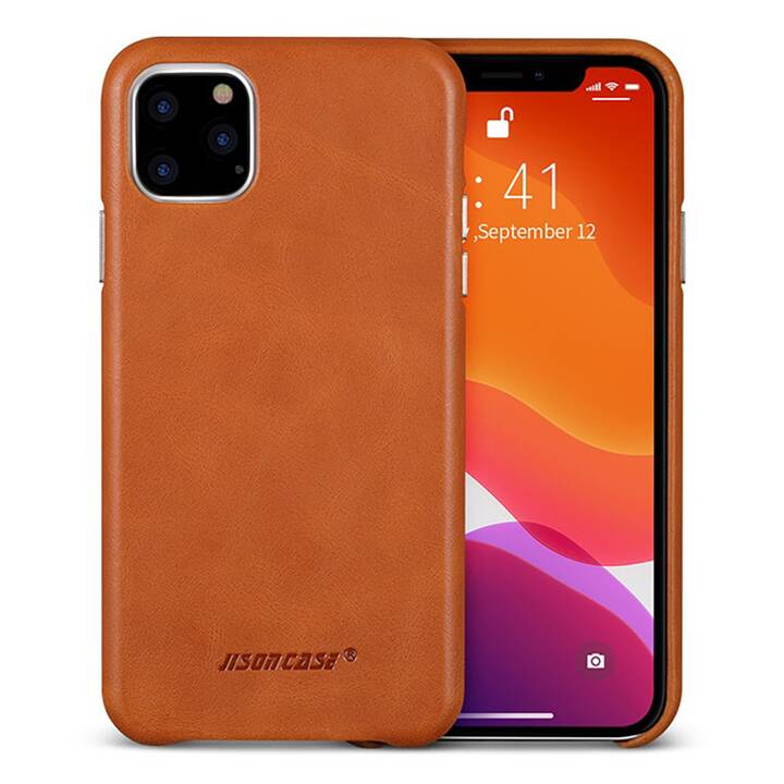 EG Leder-Backcover für iPhone 11 Pro 5.8" - braun