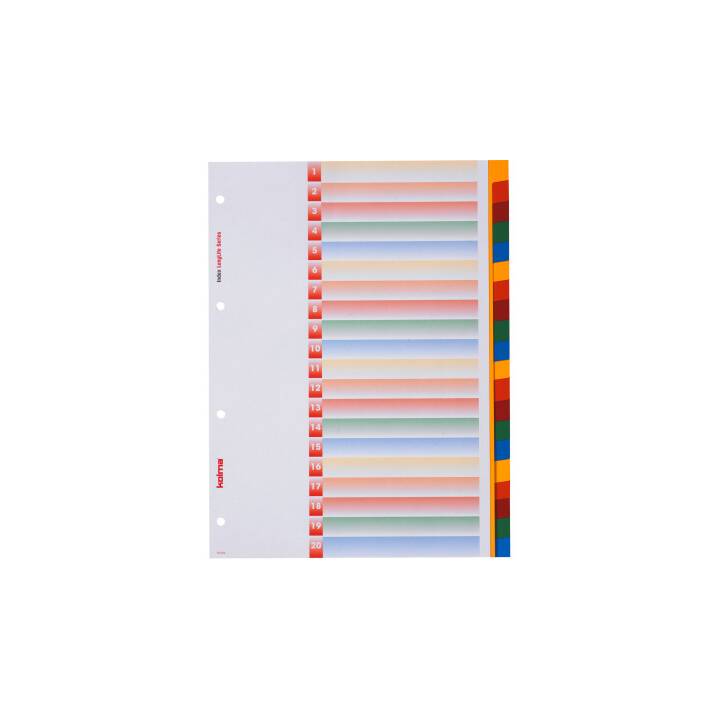 Register Farblich (A4)