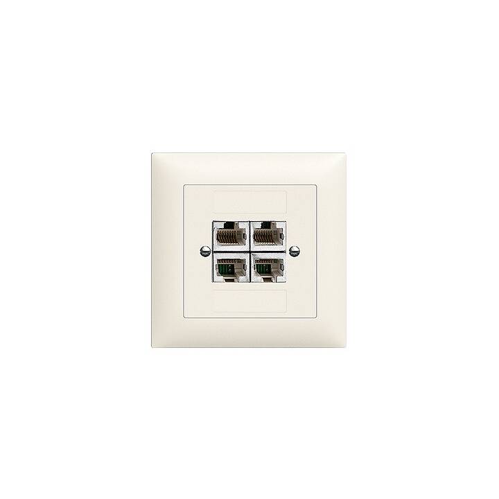 Telefondose EDIZIOdue UP 4x RJ45