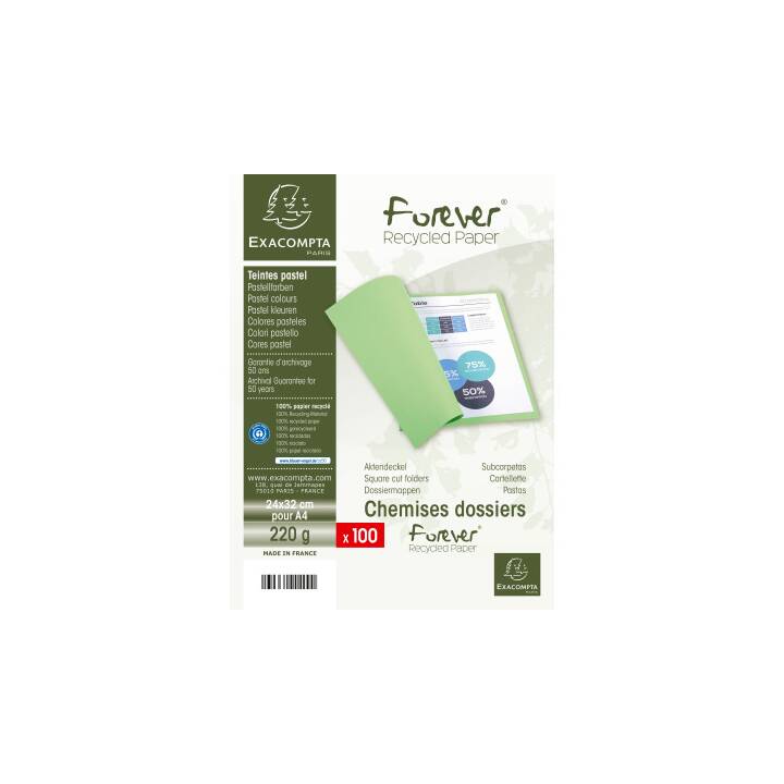 Ordnungsmappe X410010E (Blau, A4, 100 Stück)