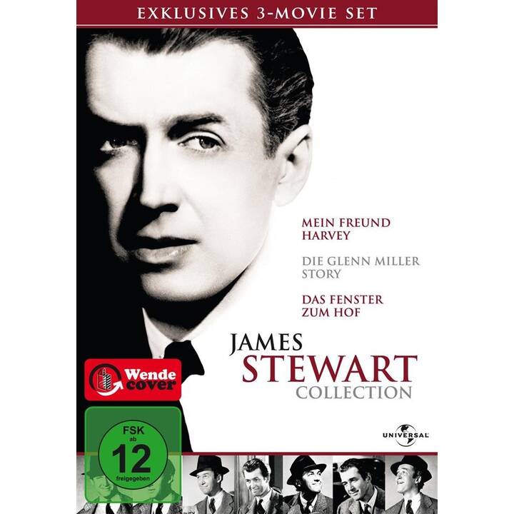 James Stewart Collection - Mein Freund Harvey / Die Glenn Miller Story / Das Fenster zum Hof (EN, DE)