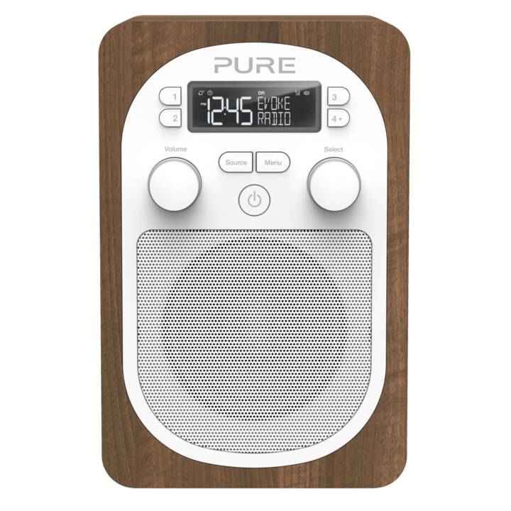 Evoke H2 Walnut Digitalradio (Braun)
