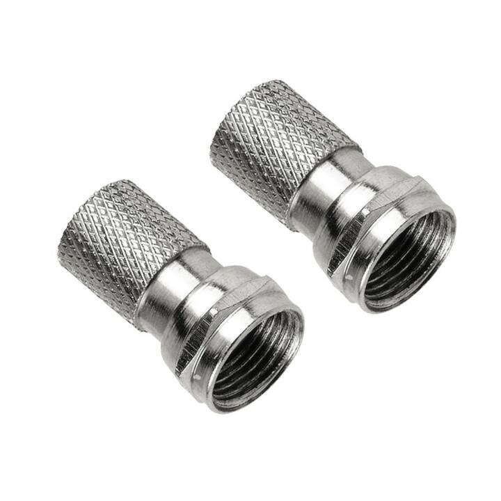 F-Stecker 5,5 mm, 2 Stück