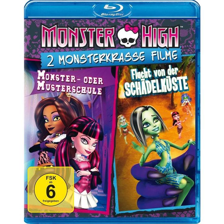Monster High - Monster- oder Musterschule / Flucht von der Schädelküste (DA, IT, ES, PT, DE, FI, SV, EN, FR)