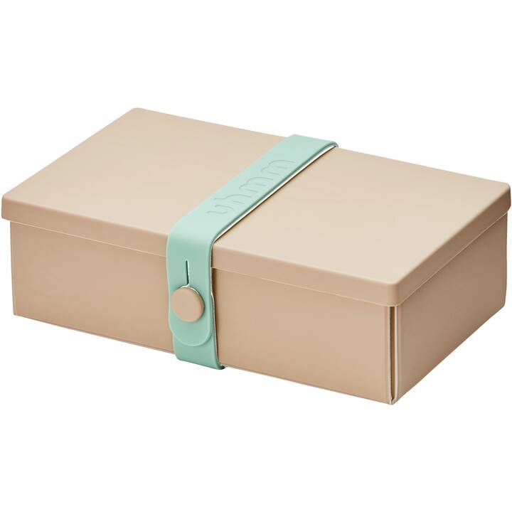Lunchbox No1 Mocca mit Mint-Strap