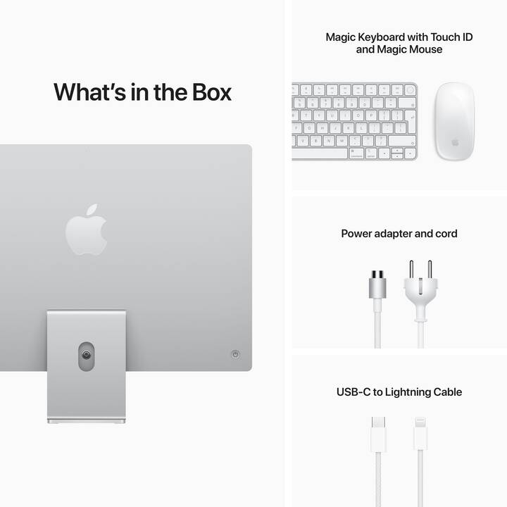 APPLE iMac Retina 4.5K 2021 (24", Apple M1 Chip, 16 GB, 256 GB SSD)