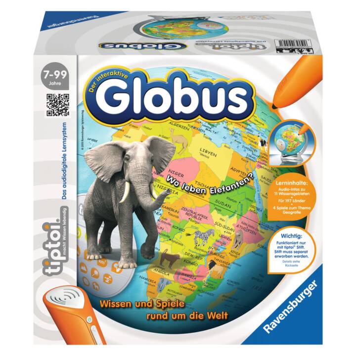 Interaktiver Globus Lernspiel (DE)