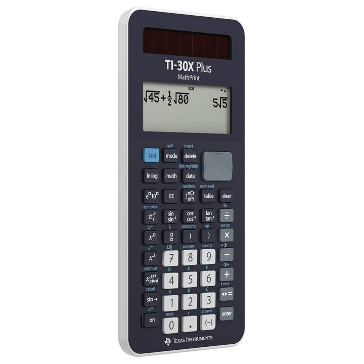 TEXAS INSTRUMENTS TI30X Plus MathPrint Rechner Solar+Batterie Interdiscount TEXAS INSTRUMENTS TI30X Plus MathPrint Rechner Solar+Batterie Interdiscount