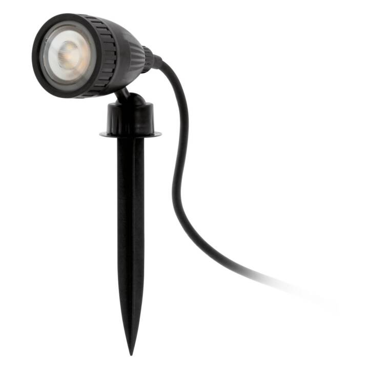 NEMA 1-C Bodenleuchte (GU10, 5 W, Schwarz)