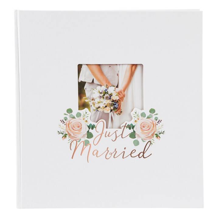 Just Married Fotoalbum (Weiss, Pink, Mehrfarbig)