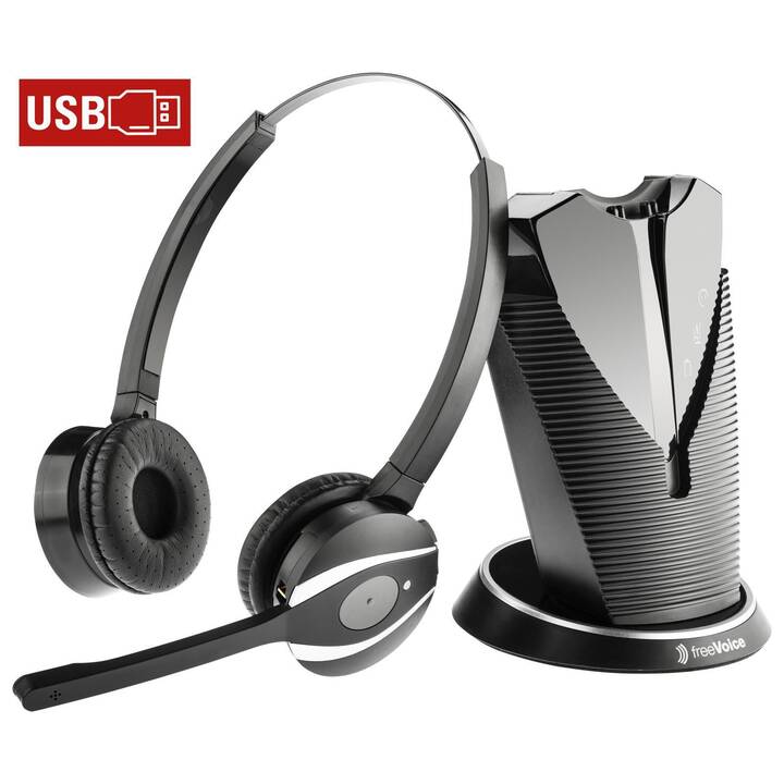 FOX FX840UCB Duo (On-Ear, Schwarz)