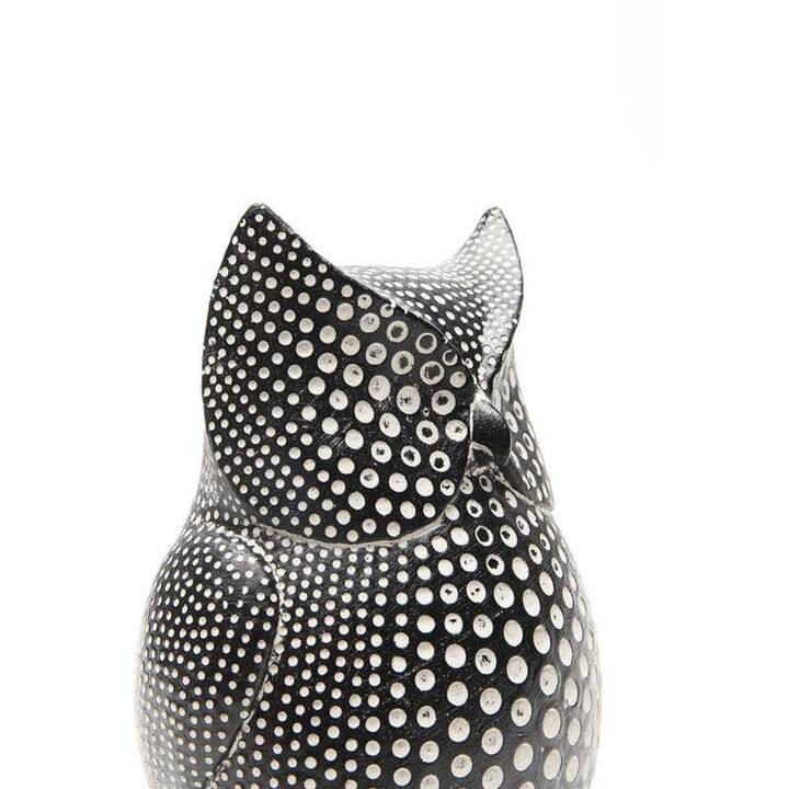 KARE Sparbüchse Eule (Schwarz, Weiss)