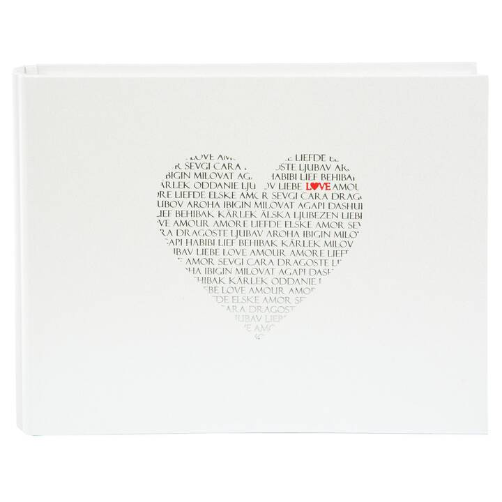 Love Fotoalbum (Weiss, Silber)